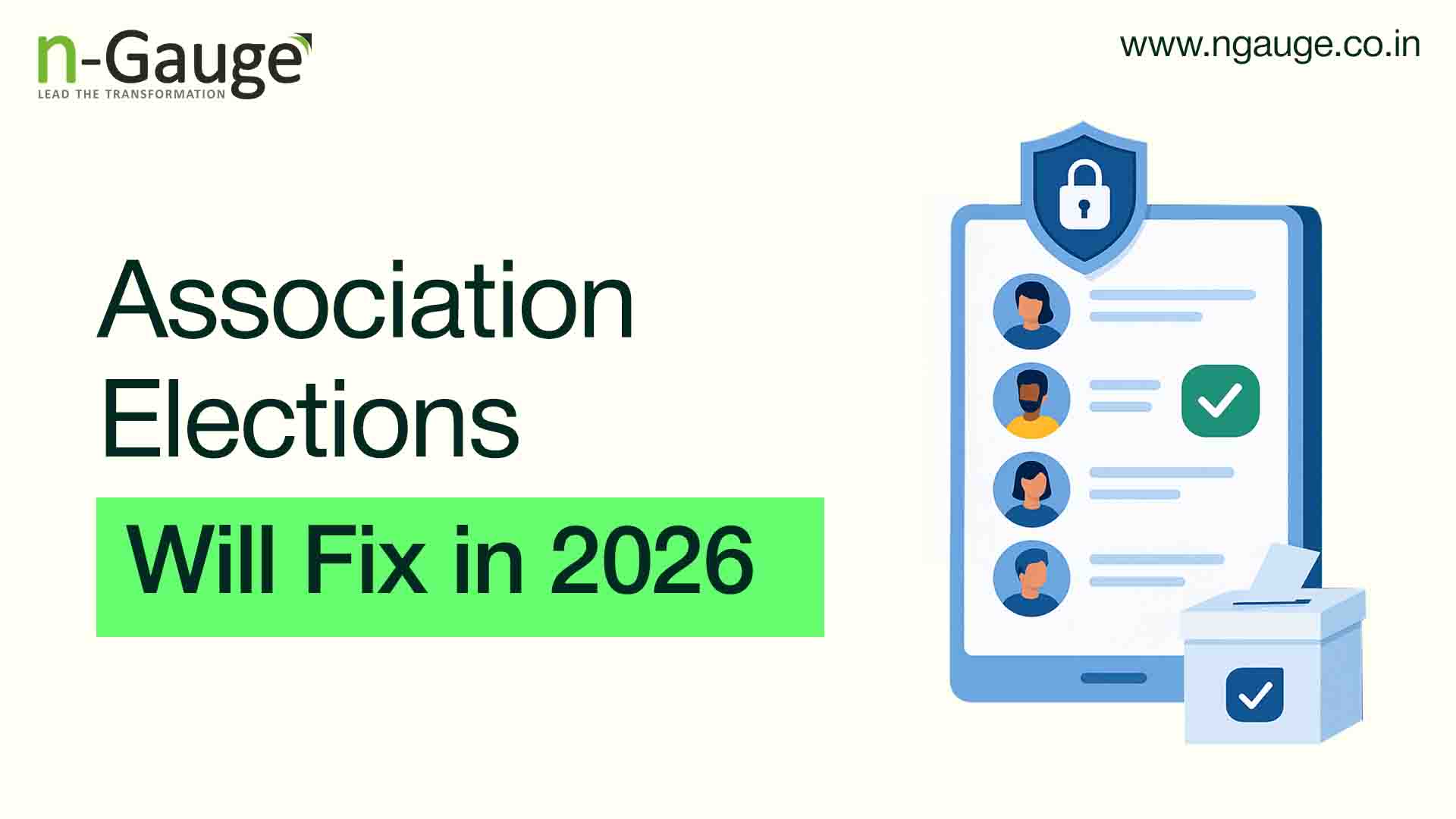 association election 2026, how to make election smooth in 2026